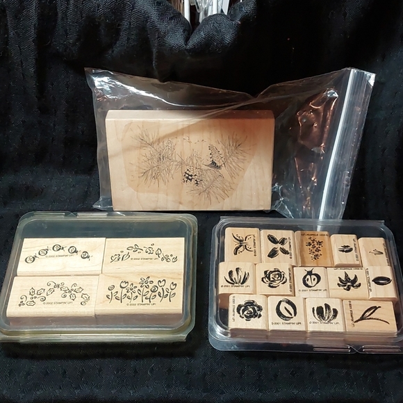 Stampin' Up! (2 Sets) & 1 block Stamp Winter Birds - Picture 1 of 8